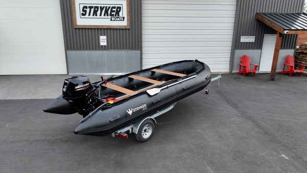 complete inflatable boat package ready to go on a trailer for your next adventure