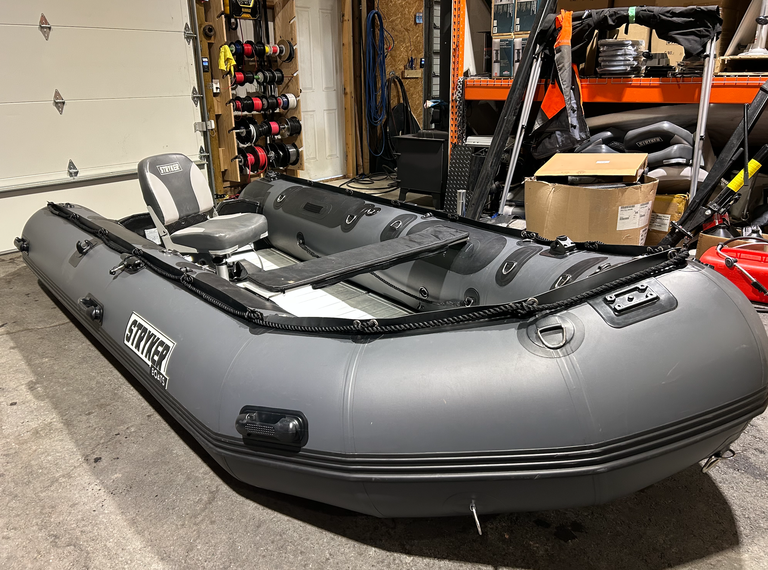 2022 Stryker LX 420 (13 ’ 7”) Inflatable Boat – Pedestal Seat Installed