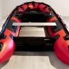 Red and black Stryker Inflatable Boat with inflatable keel