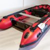 Red and black Stryker Inflatable Boat with inflatable keel